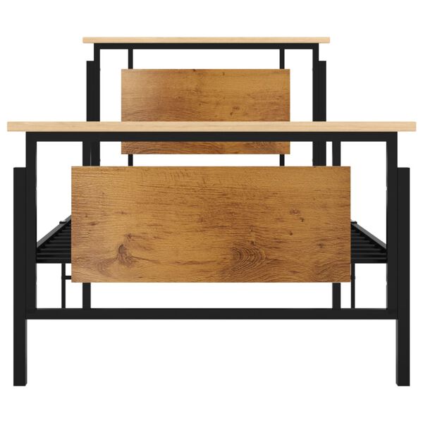 vidaXL Bed Frame without Mattress Metal 90x200 cm