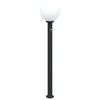 vidaXL Bollard Light with Sensor 120 cm Black IP44
