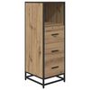 vidaXL Bathroom Furniture Set 3 pcs Artisan oak Engineered wood