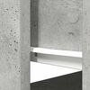 vidaXL Console Table with Drawers Concrete Grey 85.5x38.5x74.5 cm