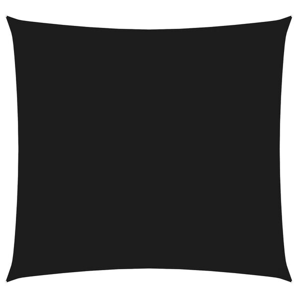 vidaXL Sunshade Sail Oxford Fabric Square 3x3 m Black