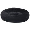 vidaXL Washable Dog & Cat Cushion Black 90x90x16 cm Plush