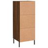 vidaXL Sideboard Brown Oak 34.5x34x90 cm Engineered Wood