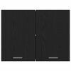 vidaXL Hanging Cabinet Lyon Black Oak 80 x 31 x 60 cm Engineered Wood