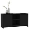 vidaXL TV Cabinet Black 102x37.5x52.5 cm Engineered Wood
