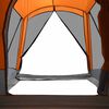 vidaXL Family Tent Tunnel 8-Person Grey and Orange Waterproof