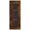 vidaXL Highboard Smoked Oak 34.5x34x180 cm Engineered Wood