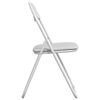vidaXL Folding Chair 8 pcs White 48 x 43.5 x 81 cm Faux Leather