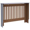 vidaXL Radiator Cover Anthracite 112x19x81.5 cm MDF