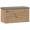 vidaXL Storage Bench Artisan Oak 82x42x45 cm Engineered Wood