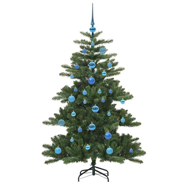 vidaXL Artificial Hinged Christmas Tree with 150 LEDs 150 cm PVC
