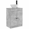 vidaXL Bathroom Vanity with Sink Concrete Grey 54 x 35 x 83 cm
