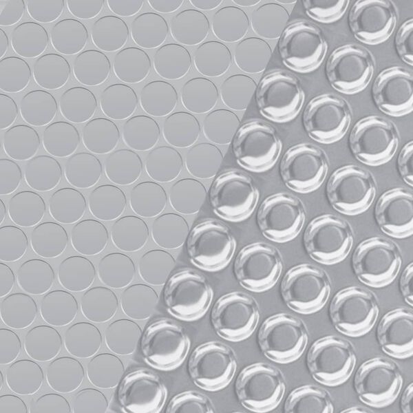 vidaXL Pool Cover Silver 250 cm PE