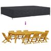 vidaXL Furniture Cover Plain Black 400 x 300 x 70 cm 210D