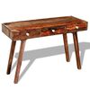 vidaXL Console Table with 3 Drawers 76 cm Solid Acacia Wood