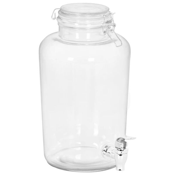 vidaXL Beverage Dispensers 2 pcs 4000 ml Glass