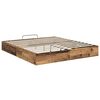 vidaXL Ottoman Bed Frame Old Wood 160 x 200 cm Engineered Wood