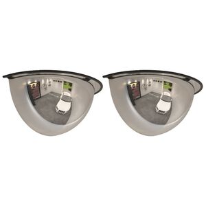 vidaXL Half Domed Traffic Mirrors 2 pcs &Oslash;40 cm Acrylic