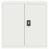 vidaXL File Cabinet White 90x40x130 cm Steel
