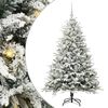 vidaXL Artificial Pre-lit Christmas Tree with Ball Set Green 150 cm