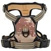 vidaXL Dog Harness with Lead & Collar Adjustable Camouflage Brown L
