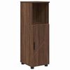 vidaXL Bathroom Furniture Set 5 pcs Brown Oak Engineered wood & Metal