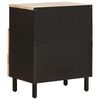 vidaXL Bedside Cabinet White 50 x 33 x 60 cm Solid Mango Wood
