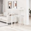 vidaXL Bar Table White 110 x 55 x 105 cm Solid Pine Wood