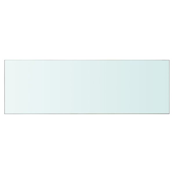 vidaXL Shelves 2 pcs Panel Glass Clear 90x30 cm