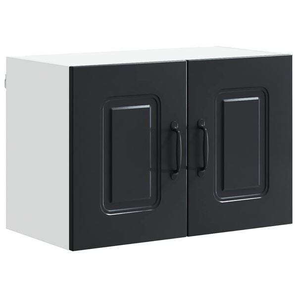 vidaXL Kitchen Cabinet Kalmar Black 60 x 31 x 40 cm Engineered Wood