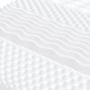 vidaXL Foam Mattress White 90x200 cm 7-Zone Hardness 20 ILD