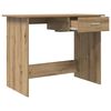 vidaXL Desk with Drawer Artisan Oak 100 x 50 x 76 cm Engineered Wood