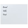vidaXL Wall-mounted Magnetic Board White 80x60 cm&nbsp;Tempered Glass