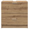 vidaXL Bathroom Cabinet Artisan Oak 59 x 37 x 59 cm Engineered wood