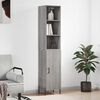 vidaXL Highboard Grey Sonoma 34.5x34x180 cm Engineered Wood