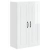 vidaXL Wall Cabinet PORTO High Gloss White 60 x 31 x 100 cm