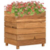 vidaXL Raised Bed | Varies with each piece | Recycled teak wood, steel
