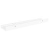 vidaXL Wall Shelves 4 pcs White 40x9x3 cm
