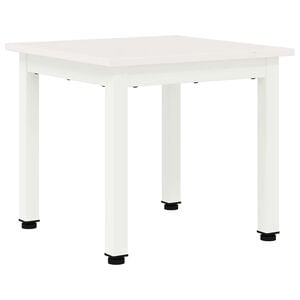vidaXL Coffee Table White 40 x 40 x 36 cm Solid Pine Wood