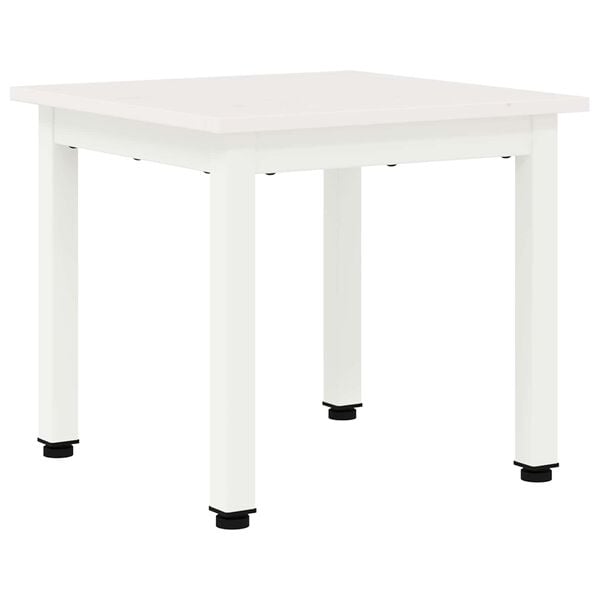 vidaXL Coffee Table White 40 x 40 x 36 cm Solid Pine Wood