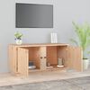 vidaXL TV Cabinet 80x35x40.5 cm Solid Wood Pine