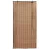 vidaXL Roller Blind Bamboo 140x220 cm Brown