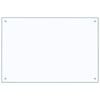 vidaXL Kitchen Backsplash Transparent 90 x 60 cm Tempered Glass