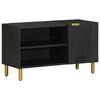vidaXL TV Cabinet Black 80x33x46 cm Engineered Wood