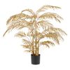 Emerald Artificial Areca Palm Tree 145 cm Gold