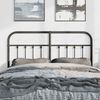 vidaXL Metal Replace Headboard Black 150 cm