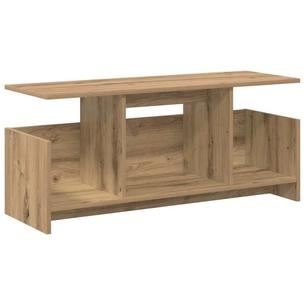 vidaXL TV Stand Artisan Oak 102 x 35 x 45 cm Engineered Wood