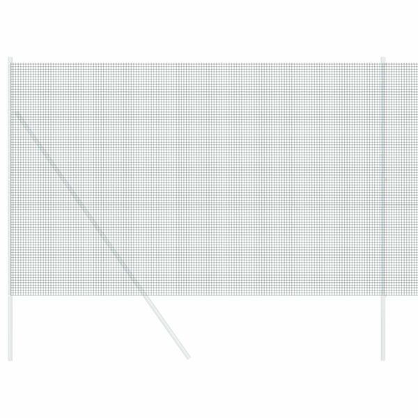 vidaXL Welded Wire Fence Green 1.5 x 10 m Steel