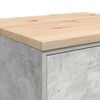 vidaXL Garage Storage Cabinet Concrete Grey 60x51x85 cm Solid Wood Pine