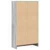 vidaXL Bookcase Grey Sonoma 60x24x109 cm Engineered Wood